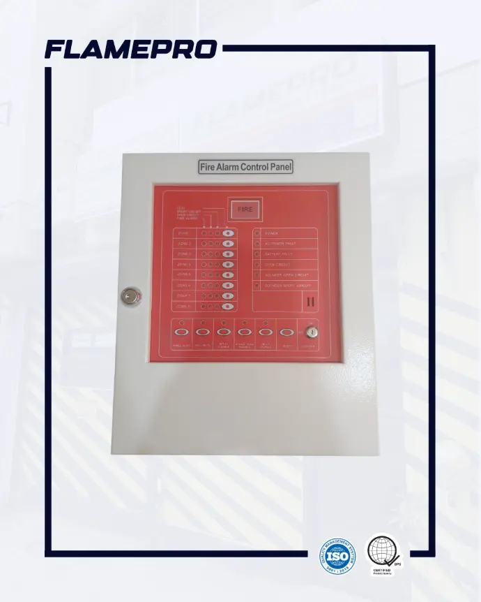 Fire Alarm Control Panel 8 Zone 