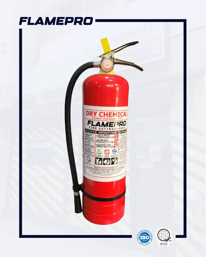 Dry Chemical Red Fire Extinguisher 