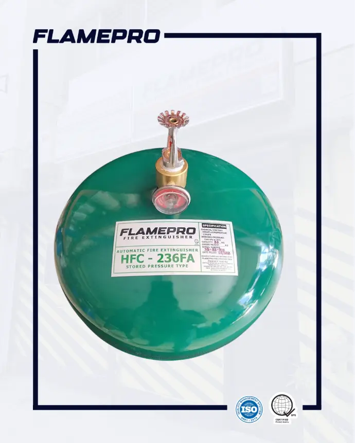 HFC236FA Green Fire extinguisher Ceiling type