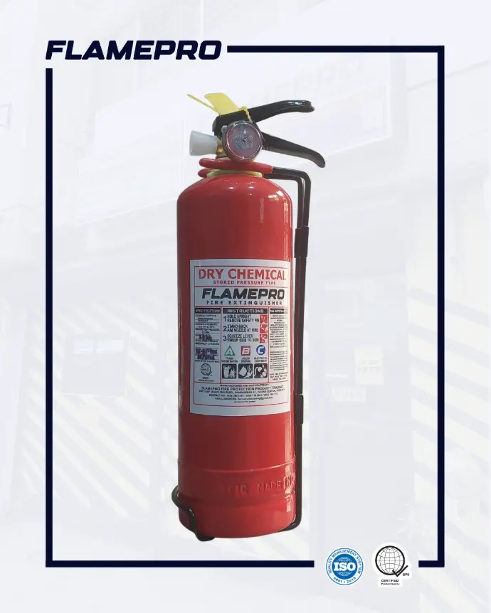 Dry Chemical Red Fire Extinguisher 1Kg