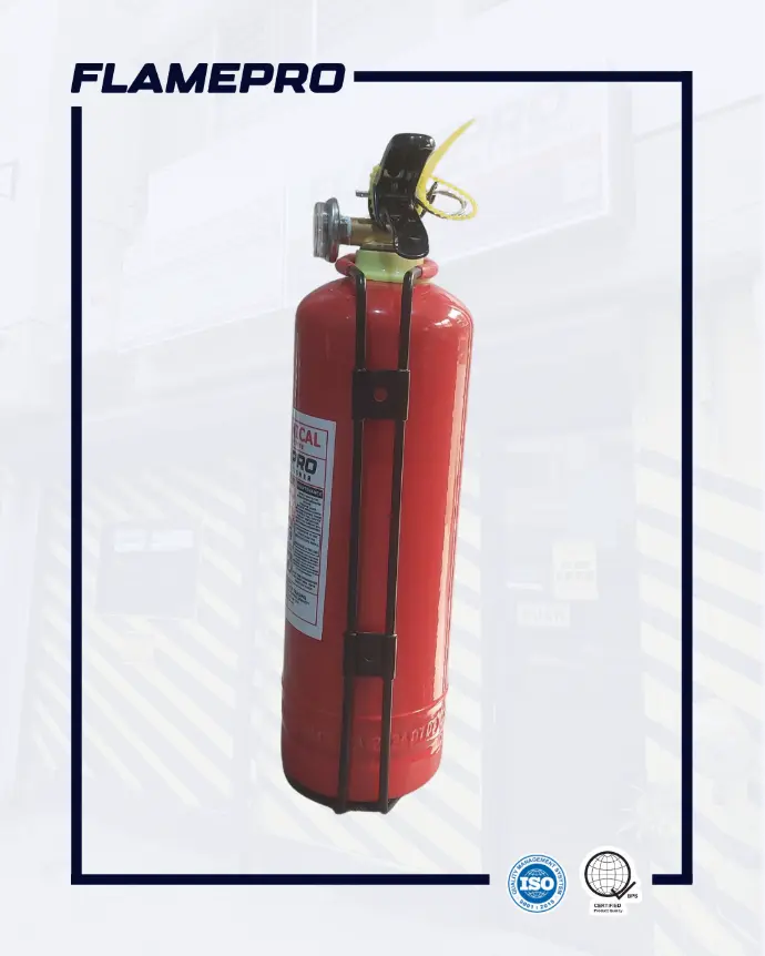 Dry Chemical Red Fire Extinguisher 1Kg