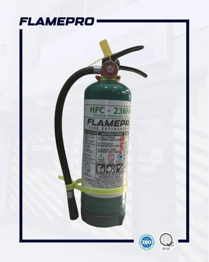 HFC236FA Green Fire Extinguisher 2.5kg