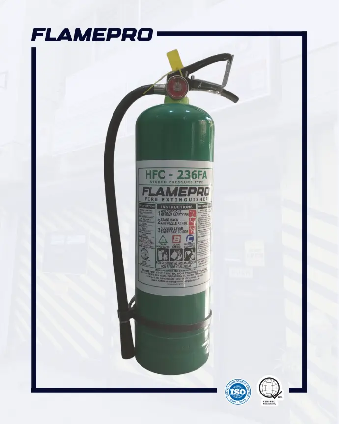 HFC236FA Green Fire Extinguisher 2.5kg