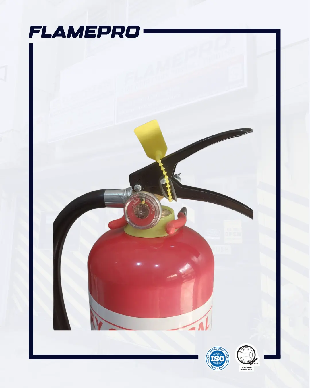 Dry Chemical Red Fire Extinguisher 2.5Kg