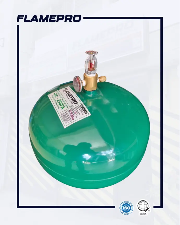 HFC236FA Green Fire Extinguisher Ceiling Type