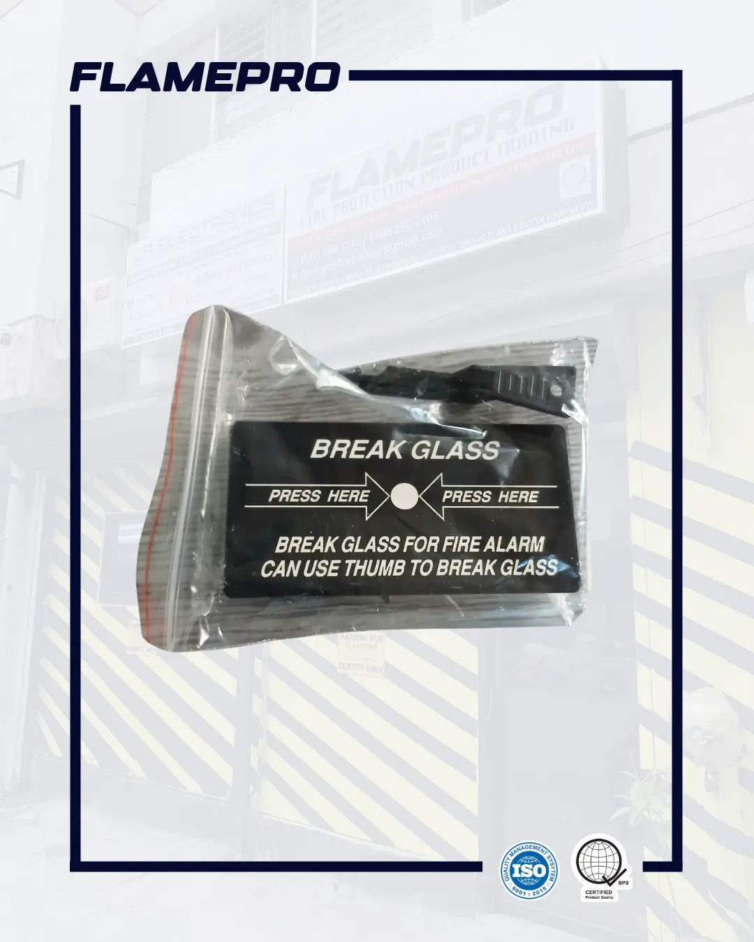 Fire Alarm Manual Callpoint Break Glass